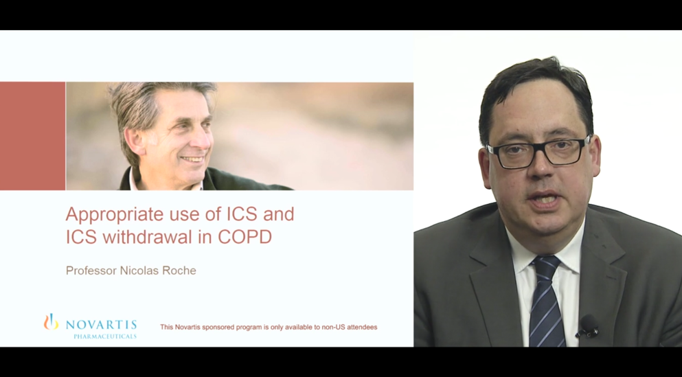 Appropriate use of inhaled corticosteroids (ICS) and ICS withdrawal in COPD Roche