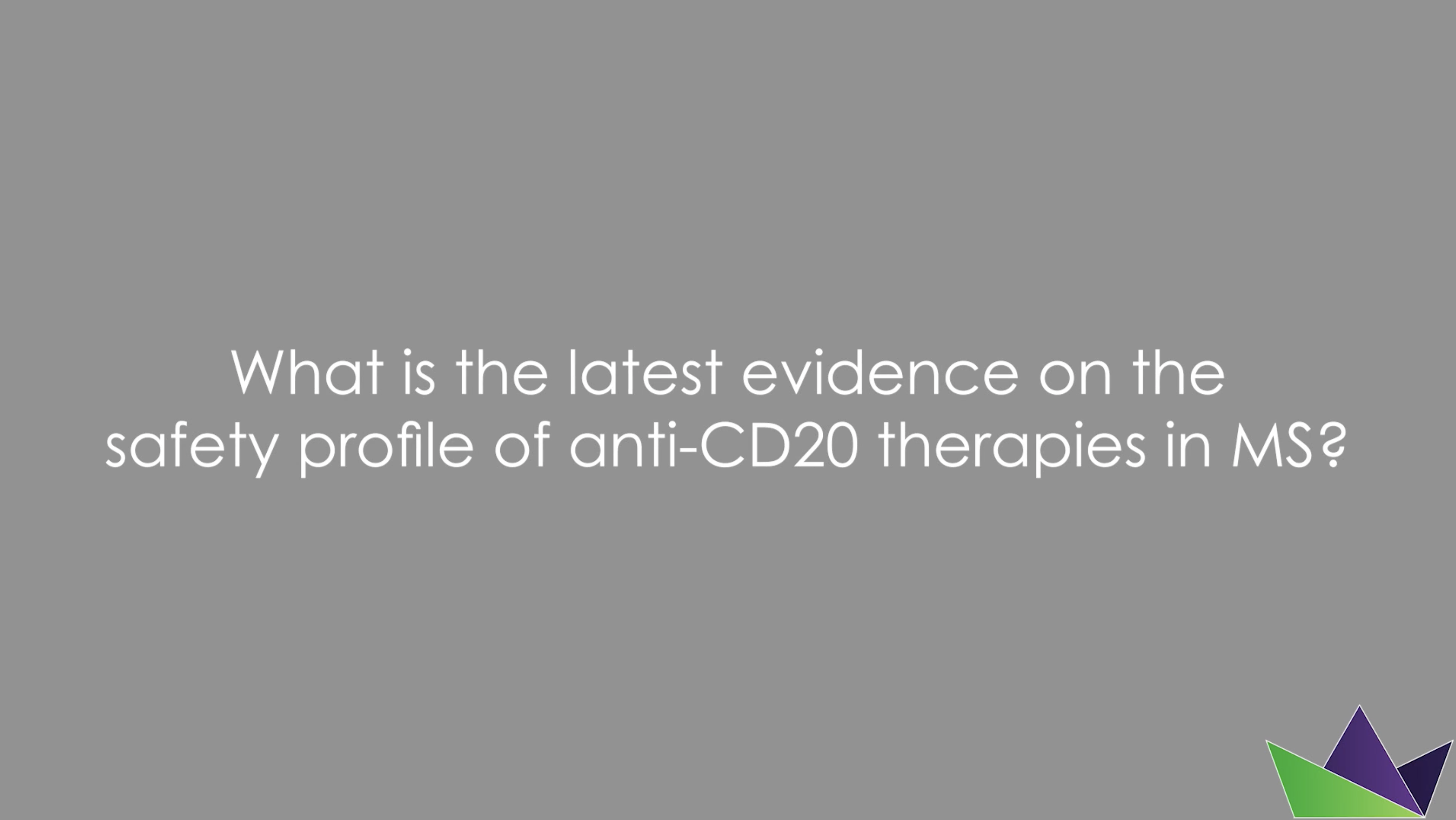 What is the latest evidence on the safety profile of anti-CD20 therapies in MS