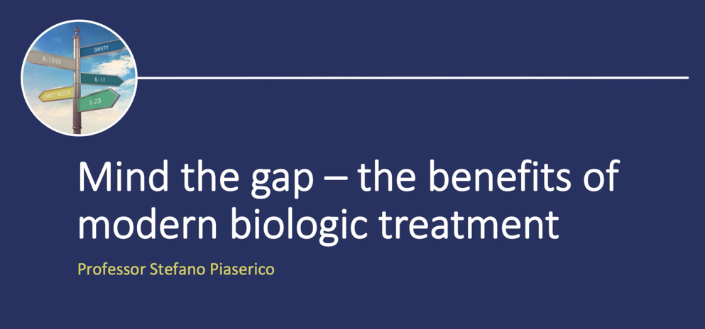 Mind the gap - the benefits of modern biologic treatment