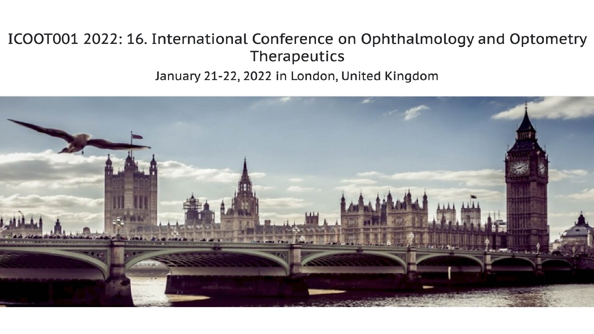 International Conference on Ophthalmology and Optometry Therapeutics 2022