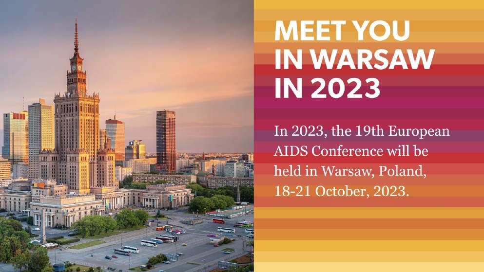 AIDS Conference (EACS) 2023 Warsaw, Poland event teaser tile