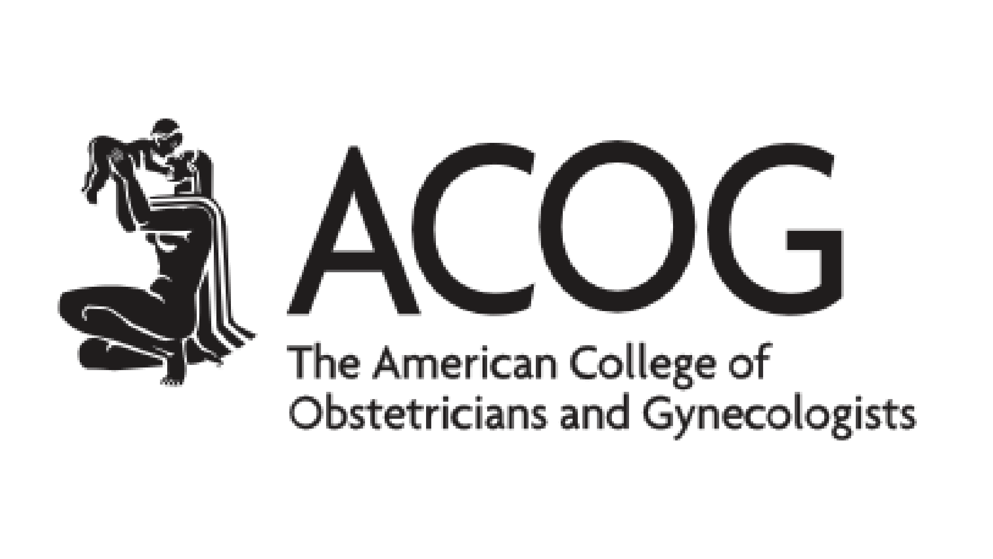 The American College of Obstetricians and Gyneocologists (ACOG) logo 2024