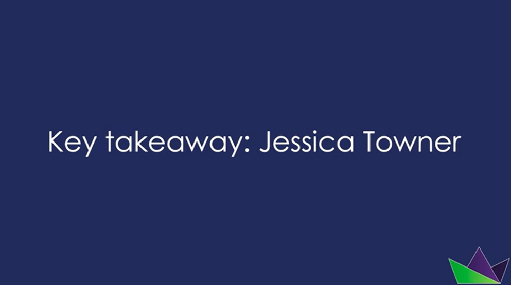 Key takeaway from Jessica Towner, a psoriasis patient advocate