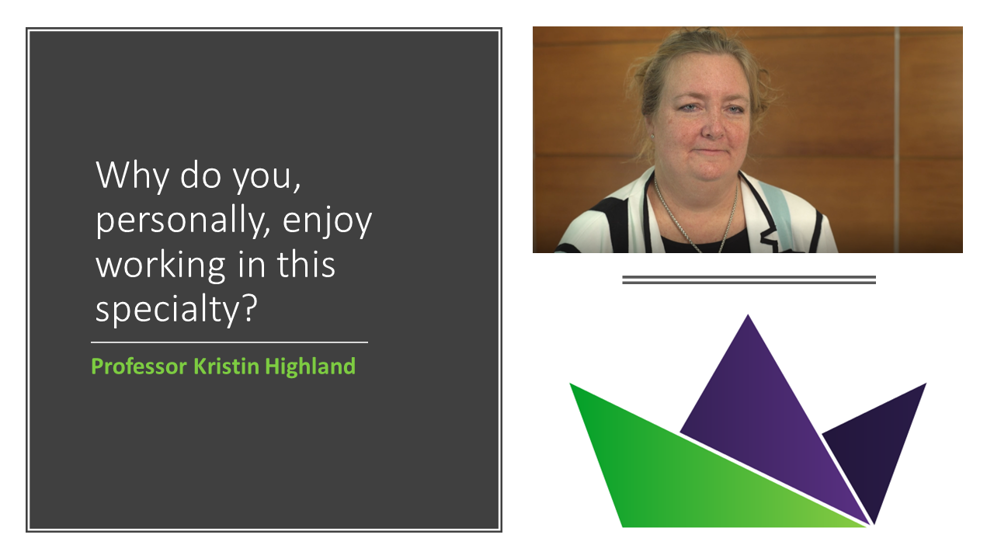 Why do you, personally, enjoy working in this specialty