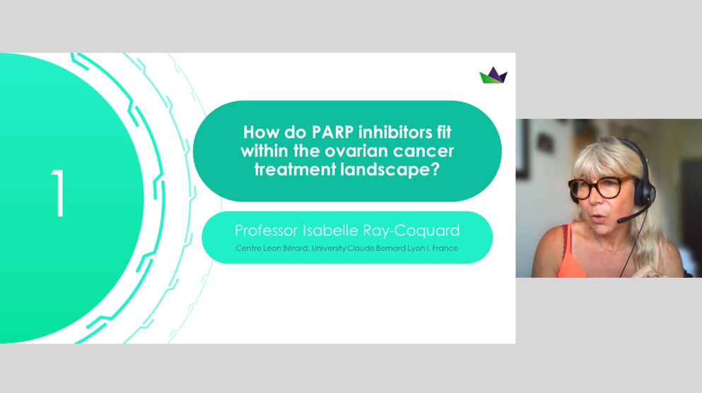 How do PARP inhibitors fit within the ovarian treatment landscape