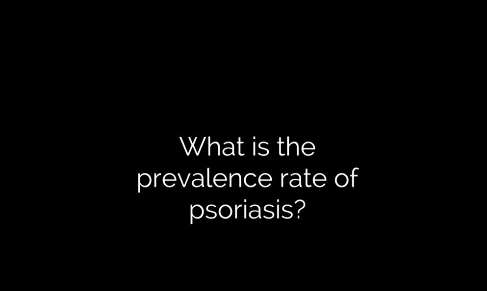 What is the prevalence rate of psoriasis