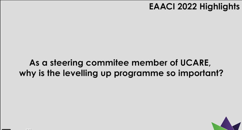 As a steering committee member of UCARE, why is the levelling up programme so important
