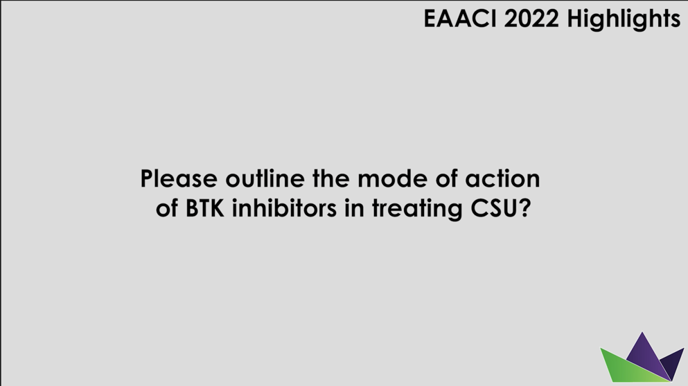 Please outline the mode of action of BTK inhibitors in treating CSU
