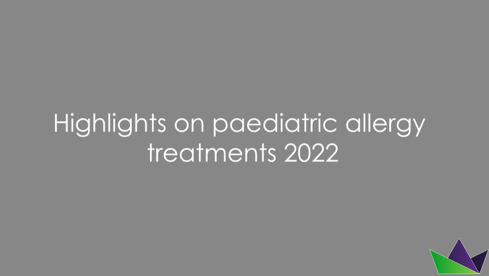 Highlights on paediatric allergy treatments 2022