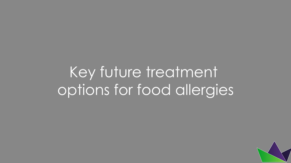 Key future treatment options for food allergies - Dr Lieberman