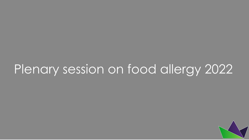 Plenary session on food allergy 2022 - Jay Leiberman