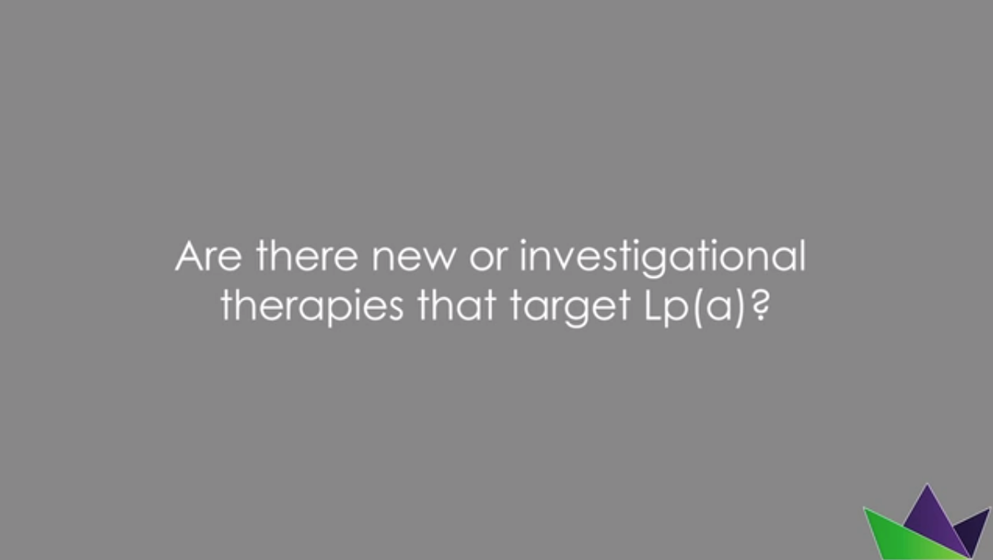 Are there new or investigational therapies that target Lp(a)