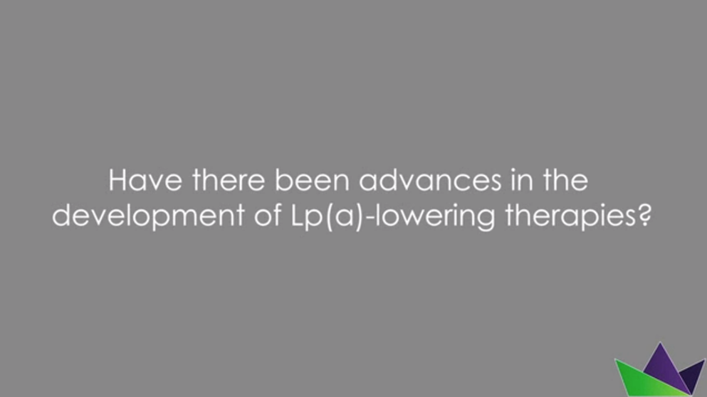 Have there been advances in the development of Lp(a)-lowering therapies