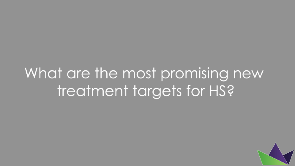 What are the most promising new treatment targets for HS