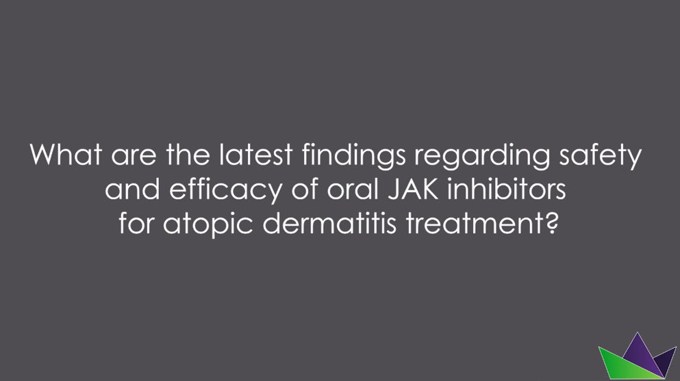 What are the latest findings regarding safety and efficacy of oral JAK inhibitors for atopic dermatitis treatment?